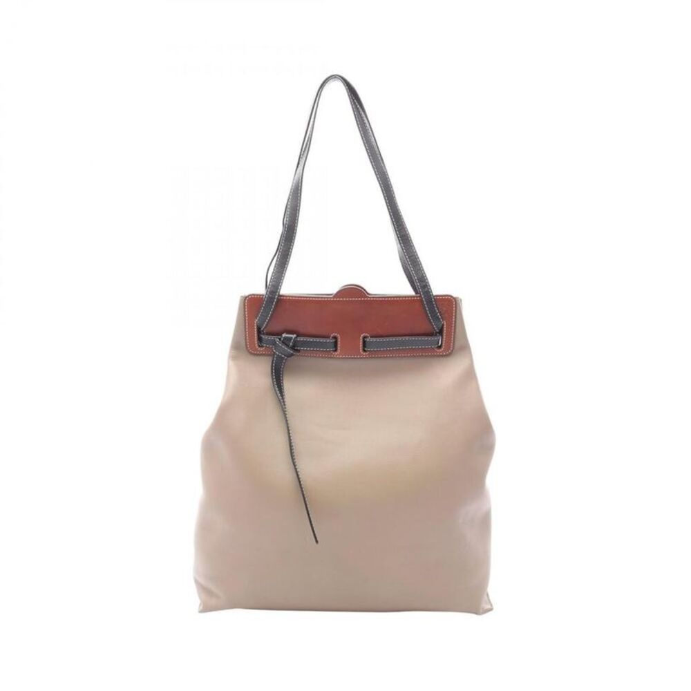 Pre Loved Loewe Drawstring Backpack Men Brown | B… - image 1